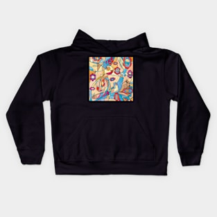 Abstraction painting Kids Hoodie